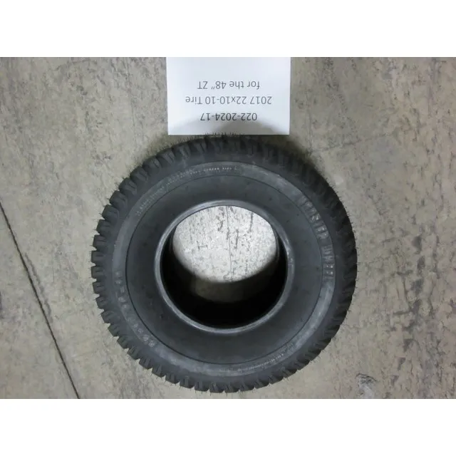 022-2024-17 – 22×10-10 Tire for the 48″ ZT fits the 022-2018-00