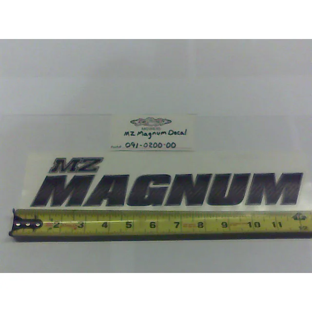 091-0200-00 – MZ Magnum Front Grill Decal