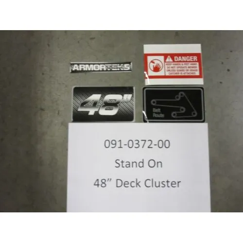 091-0372-00 – Stand On 48″ Deck Cluster