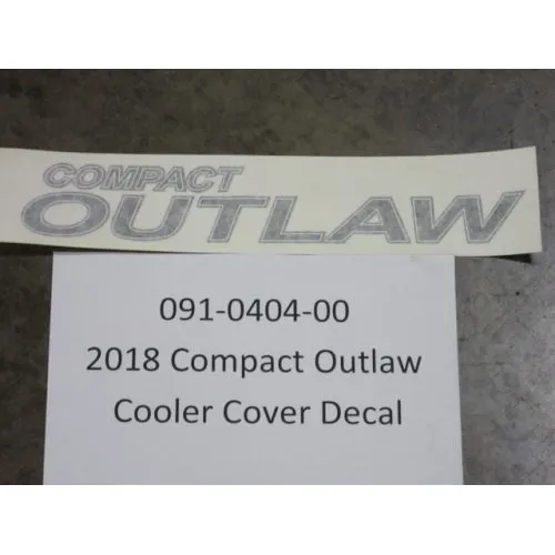 091-0404-00 – 2018 Compact Outlaw Cooler Cover Decal