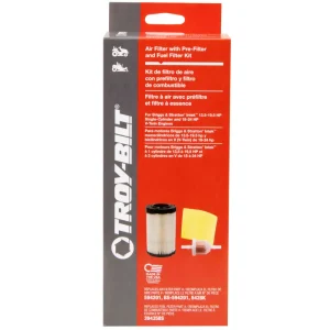 Troy-Bilt Air Filter with Pre-Filter and Fuel Filter Kit – 490-950-Y058