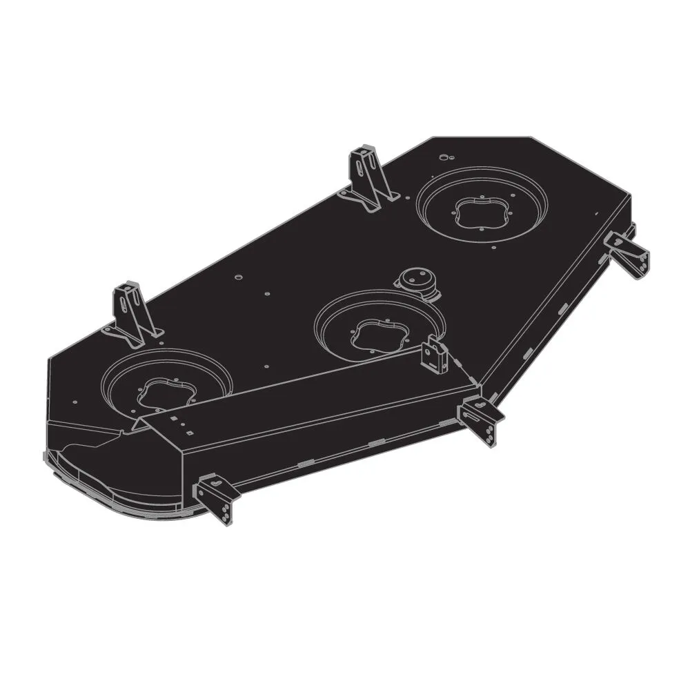 60″ Fab Deck Shell (Powder Black) – 603P05979-0637