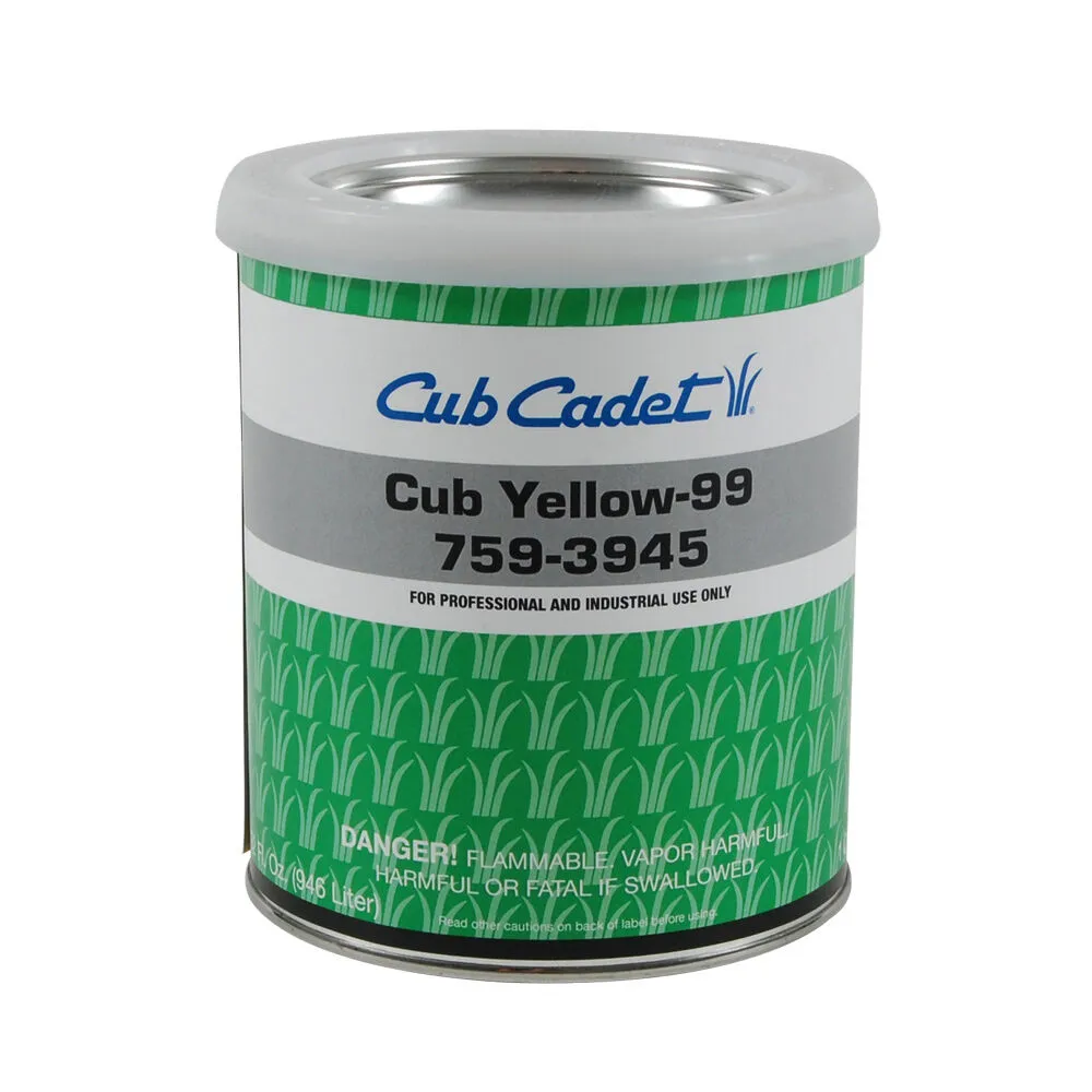 Paint (Cub Cadet Yellow) 99 Quart – 759-3945