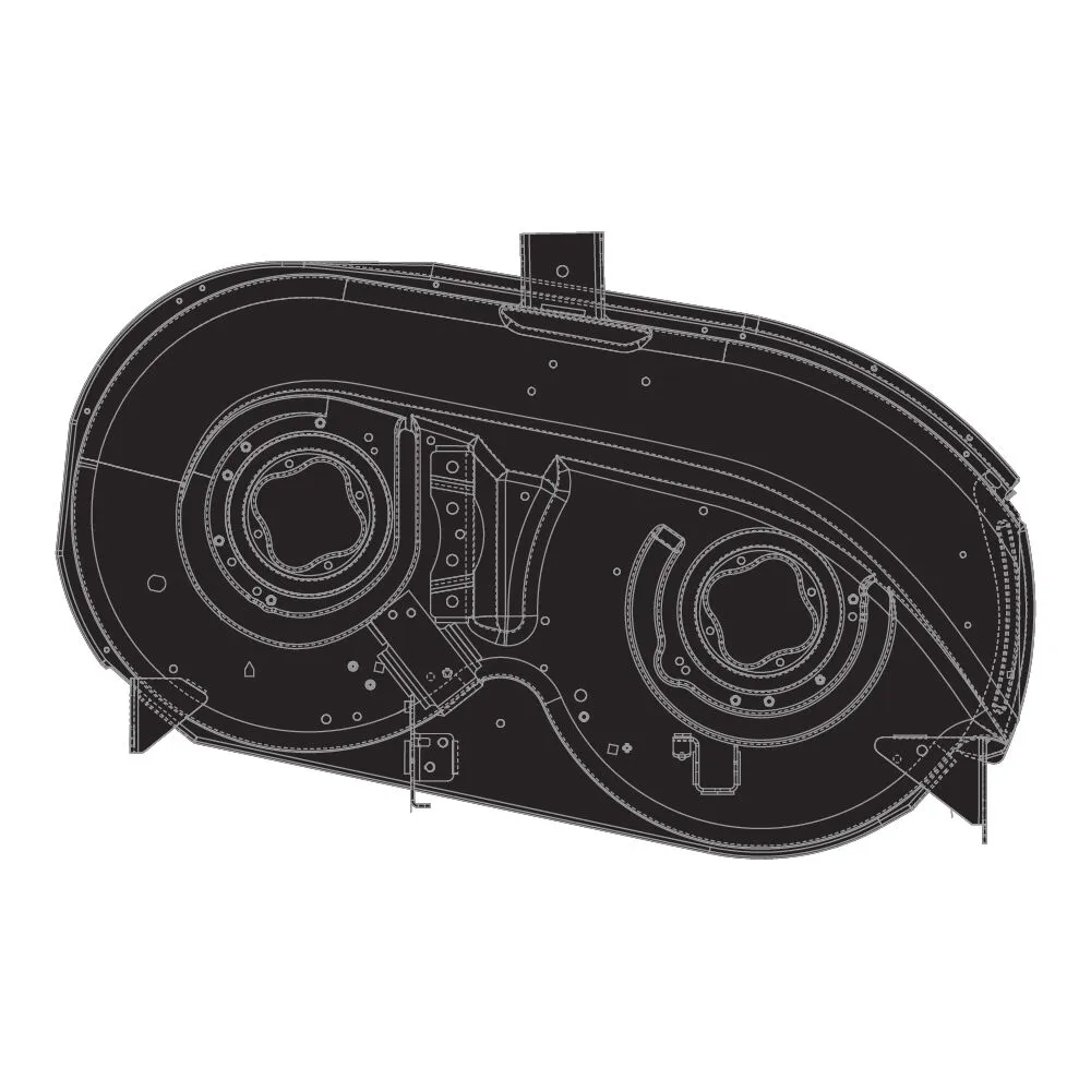 42″ Deck Shell (Powder Black) – 983-04261-0637